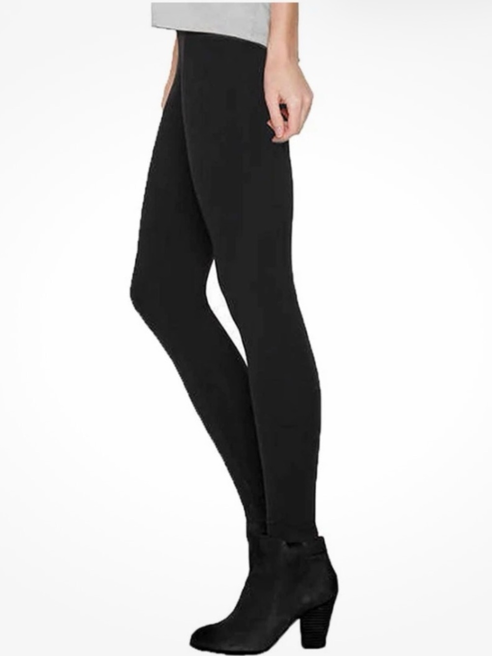 Matty M Women's S Black High-Waist Leggings - Picture 2 of 8